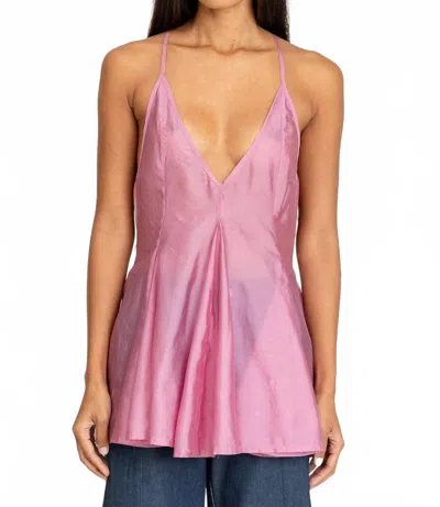Belle The Label Blossom Top In Rose In Pink