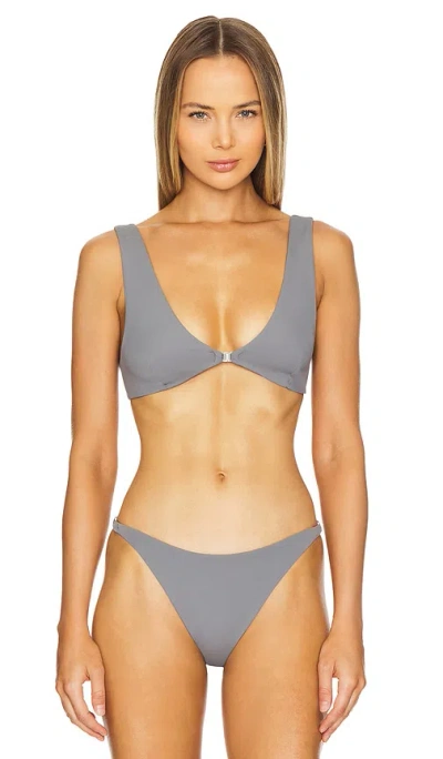 Belle The Label Fiora Triangle Top In Stone