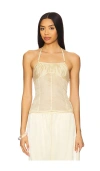 Belle The Label Flore Top In Lemon