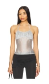 Belle The Label Flore Top In Mist