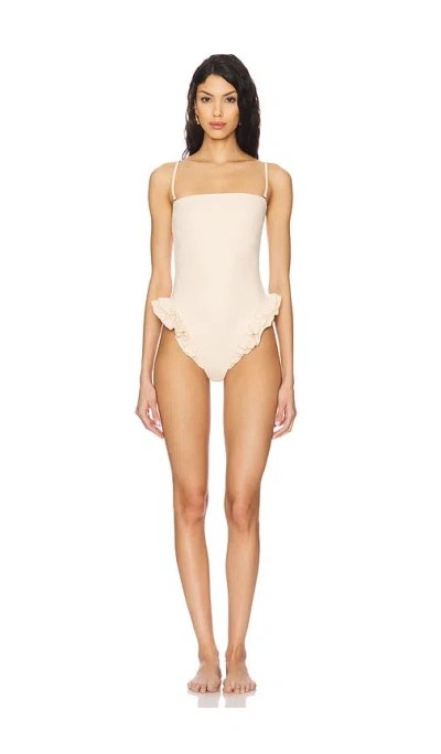 Belle The Label Margot One Piece In Peach