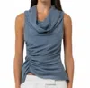Belle The Label Midnights Top In Petrol In Multi