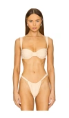 Belle The Label Oracle Bikini Top In Peach