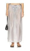 Belle The Label Rhea Skirt In Light Grey