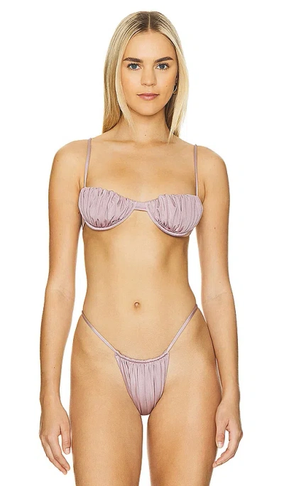 Belle The Label Sakina Underwire Top In Lilac