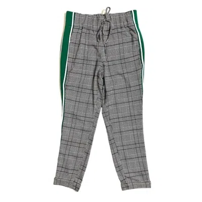 Belle Vere Women's Side Stripe Houndstooth Jogger Casual Ankle Pants In Multicolor