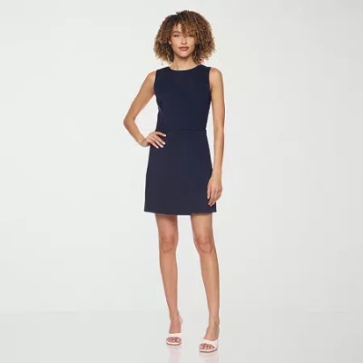 Belle Vie Womens Sleeveless Wrap Dress In Multi