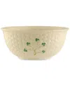 Belleek Pottery Shamrock Mixing Bowl