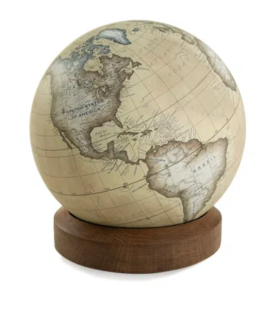 Bellerby The Oak Albion Desk Globe In Yellow