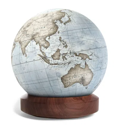 Bellerby The Walnut Albion Desk Globe In Blue