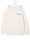 Bellerose Abstract-print Cotton Hoodie In Neutrals