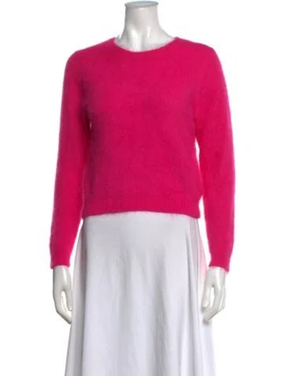 Pre-owned Bellerose Angora Crew Neck Sweater In Pink