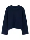 Bellerose Awa Ribbed-knit Sweater In Blue