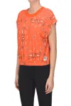 Bellerose Bandana Print Top In Coral