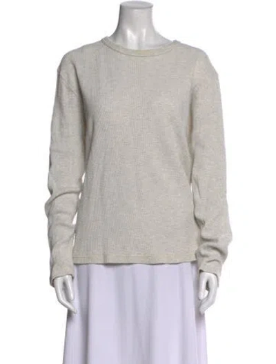 Pre-owned Bellerose Bateau Neckline Long Sleeve Sweatshirt In Gray