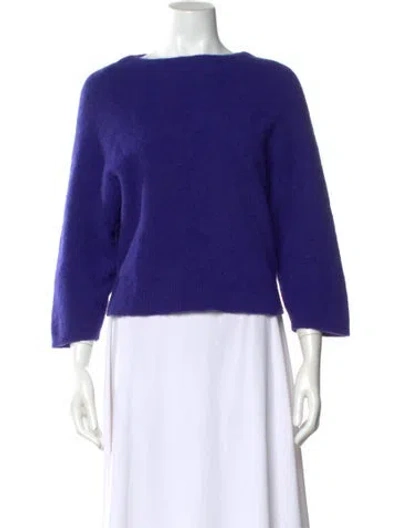 Pre-owned Bellerose Bateau Neckline Sweater In Blue