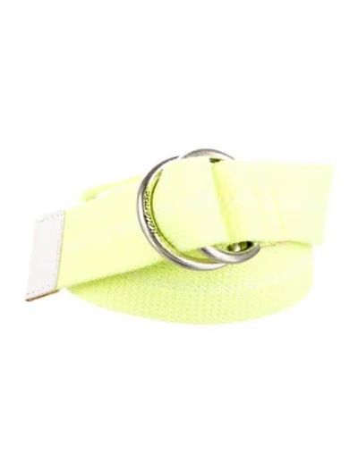 Pre-owned Bellerose Belt In Green