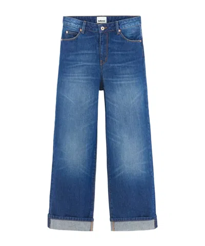 Bellerose Kids' Belt-loop Jeans In Blue