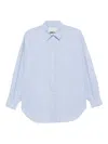 Bellerose Button-fastening Pocket Shirt In Blue