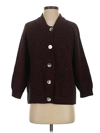 Pre-owned Bellerose Cardigan Sweater In Burgundy
