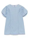 Bellerose Chambray Mini Dress In Blue