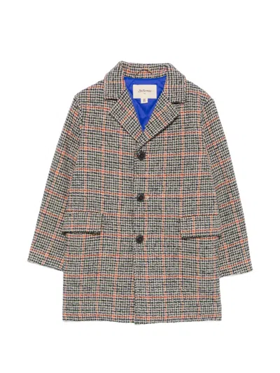 Bellerose Kids' Charles Check-pattern Coat In Multi