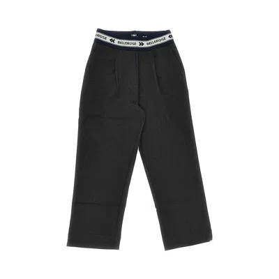 Bellerose Kids' Cotton Twill Pants In Grey