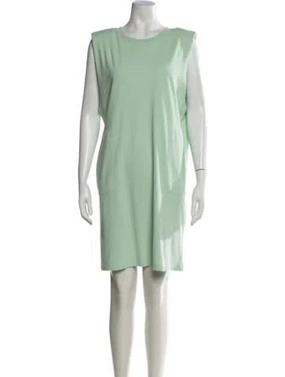 Pre-owned Bellerose Crew Neck Knee-length Dress W/ Tags In Green