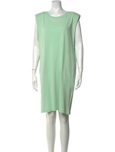 Pre-owned Bellerose Crew Neck Knee-length Dress W/ Tags In Green