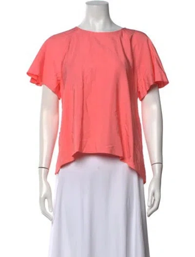 Pre-owned Bellerose Crew Neck Short Sleeve Top W/ Tags In Pink