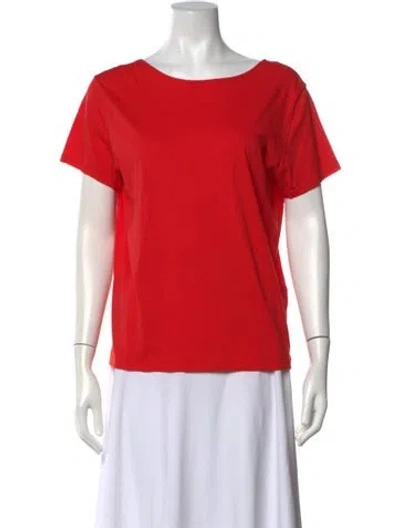 Pre-owned Bellerose Crew Neck Short Sleeve T-shirt W/ Tags In Red