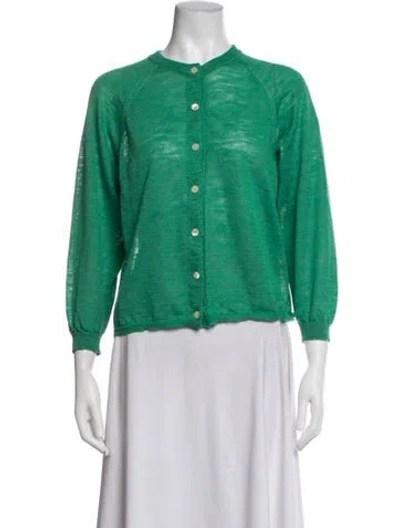 Pre-owned Bellerose Crew Neck Sweater In Green