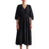 Bellerose Darling Midi Dress In Black Beauty In Black