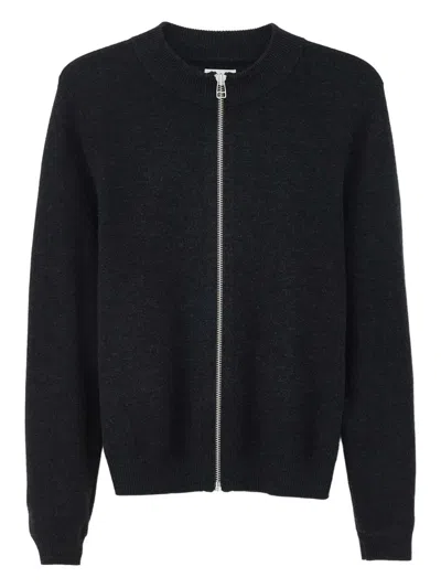 Bellerose Dilso Zip-fastening Cardigan In Black