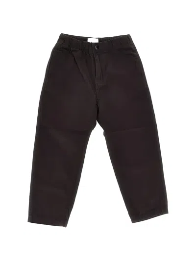 Bellerose Kids' Elasticated-waist Chinos In Blue