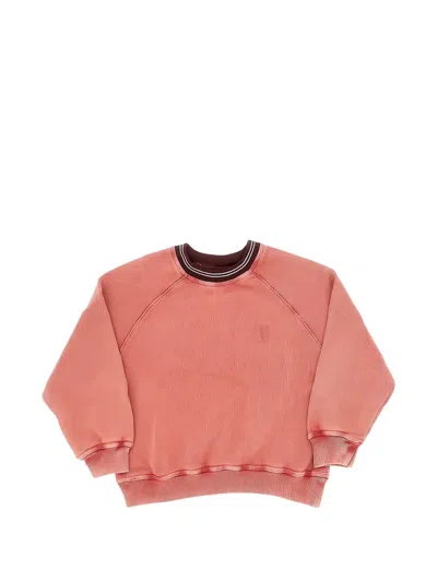 Bellerose Kids' Fagolo Raglan-sleeve Jumper In Red