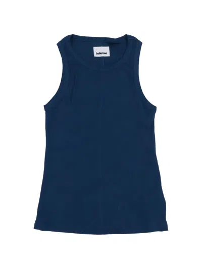 Bellerose Kids' Fammy Ribbed T-shirt In Blue