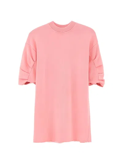 Bellerose Kids' Fariba Gathered-sleeve Dress In Brown