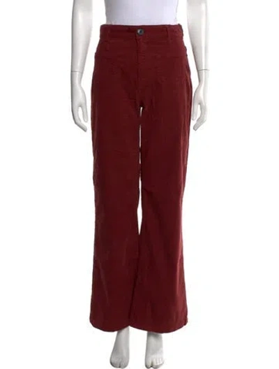 Pre-owned Bellerose Flared Pants In Red