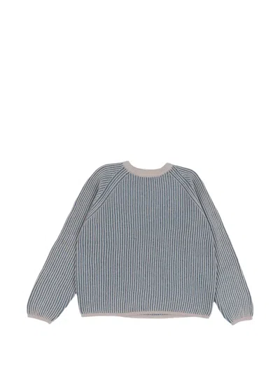 Bellerose Kids' Gastar Striped Sweater In Neutrals