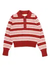 Bellerose Gimol Polo Top In Red
