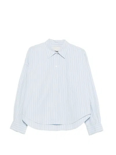 Bellerose Ginger Striped-pattern Shirt In Blue