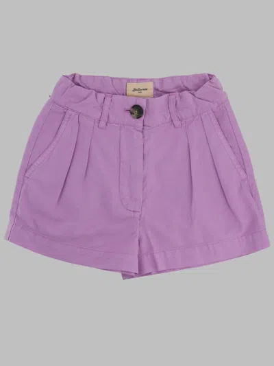 Bellerose Girls' Mini Lyocell-cotton Blend Shorts In Lilac