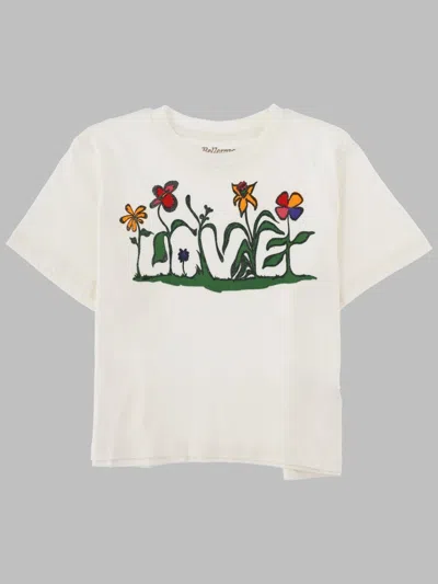 Bellerose Girls Organic Cotton T-shirt In White