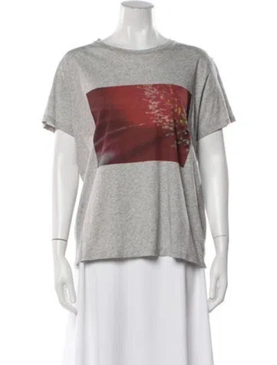 Pre-owned Bellerose Graphic Print Crew Neck T-shirt W/ Tags In White