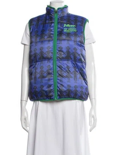 Pre-owned Bellerose Graphic Print Vest In Blue