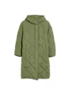 Bellerose Green Parka In Military Green