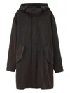 Bellerose Hanson Hooded Parka In Black