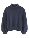 Bellerose High-neck Balloon-sleeve Sweatshirt In Multi