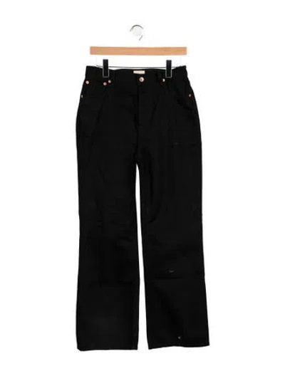 Pre-owned Bellerose High-rise Flared Jeans In Black
